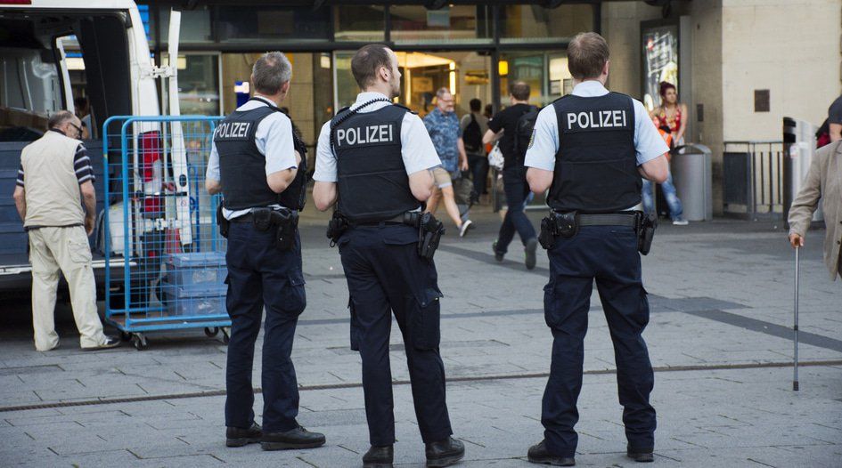 German regulator fines police officer