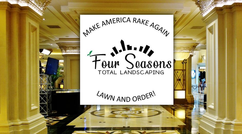 Four Seasons Total Landscaping: trademark lessons from a bizarre political event