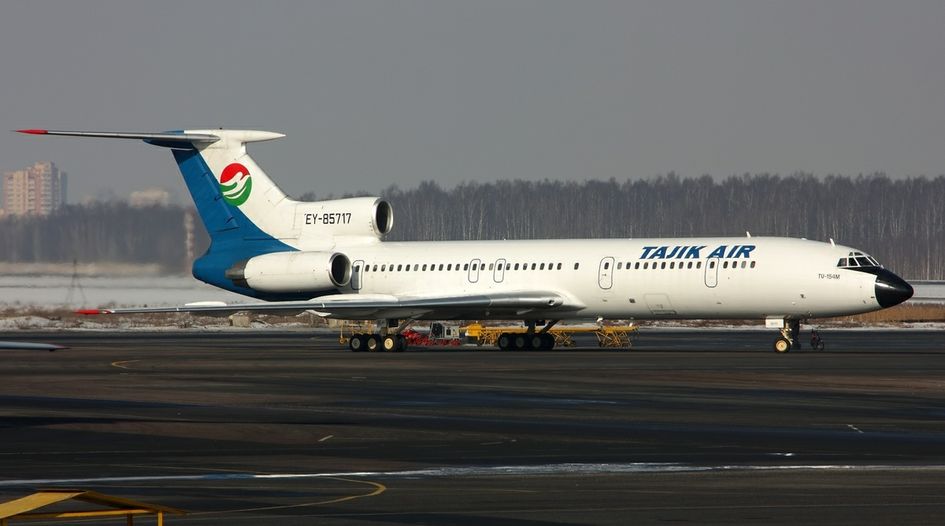 Tajik state airline escapes Lithuanian award