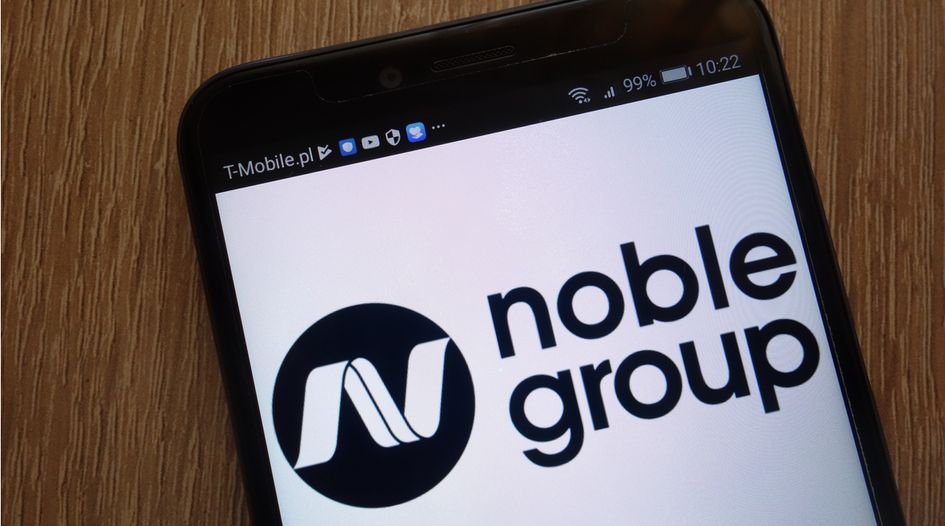 Noble Group announces new restructuring agreement