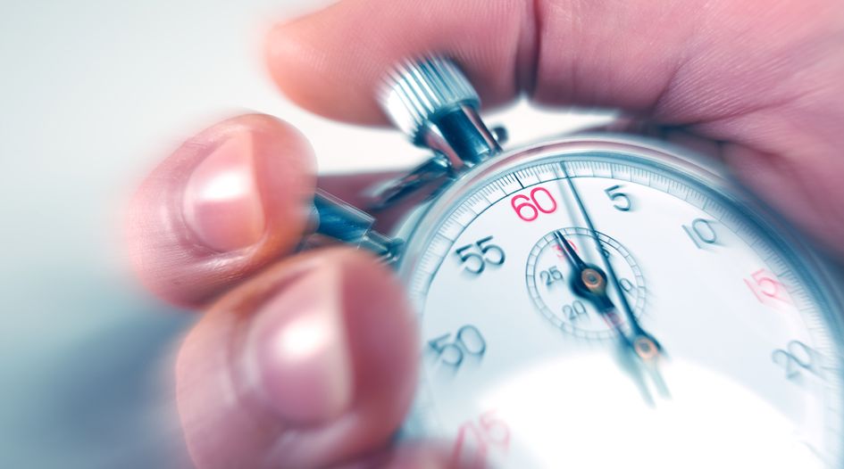 How top US patent courts compare on median time-to-trial statistics