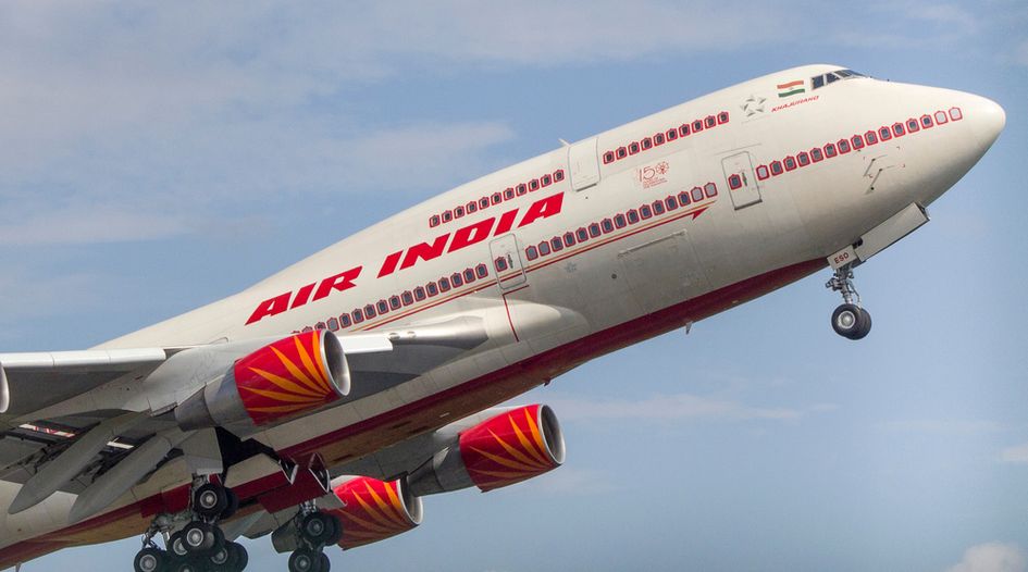 Indian airline funds unfrozen in Canada