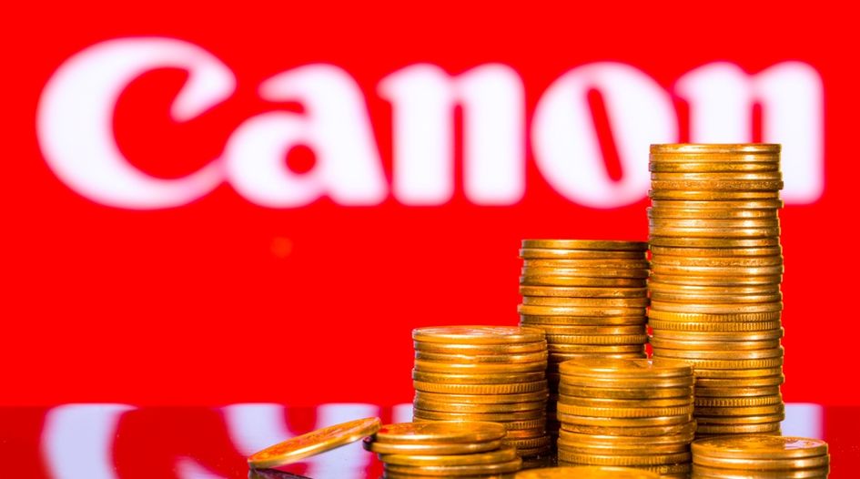 Canon seizes funds in action that shows power of following the money