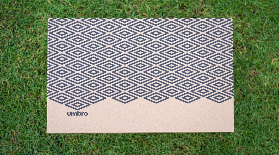 Online marketplace sales: Umbro’s famous ‘double diamond’ marks not infringed by Dream Pairs’ logo on football boots