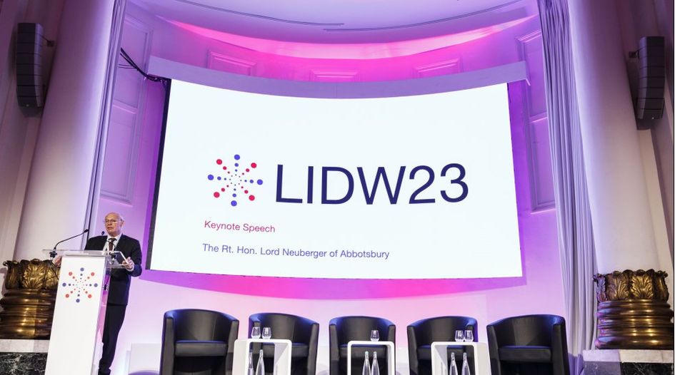 Lord Neuberger addresses LIDW