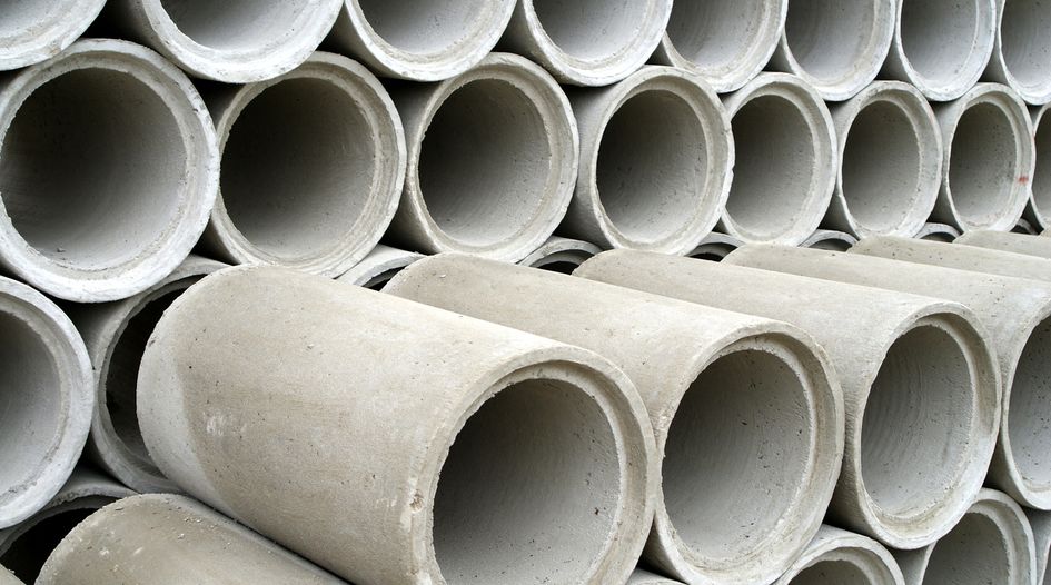 Colombia charges concrete pipe manufacturers