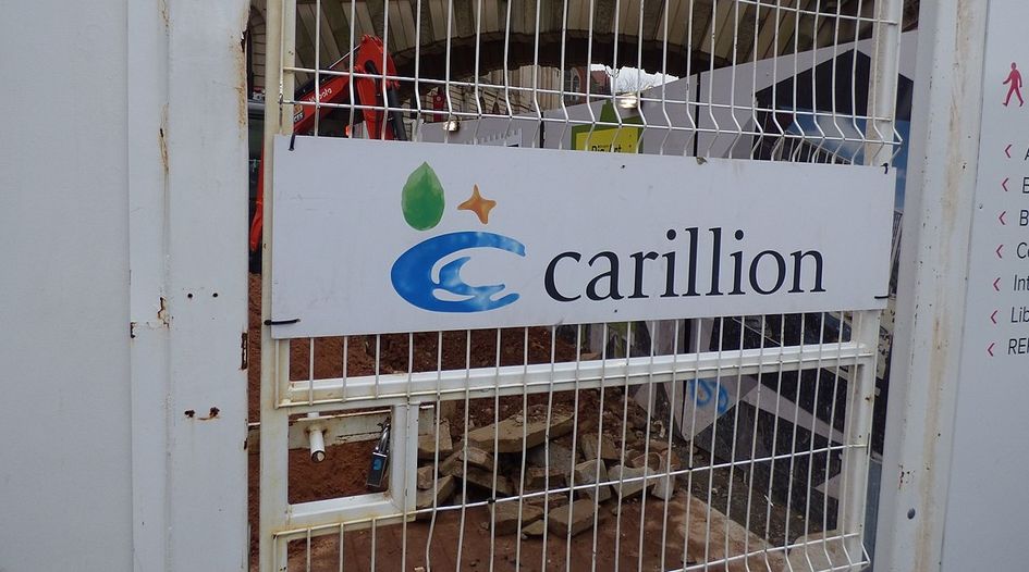 Pinsent Masons, London: would a moratorium have saved Carillion?