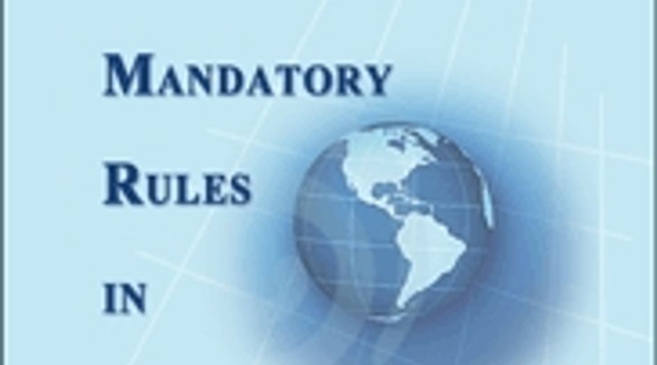 BOOK REVIEW: Mandatory Rules in International Arbitration