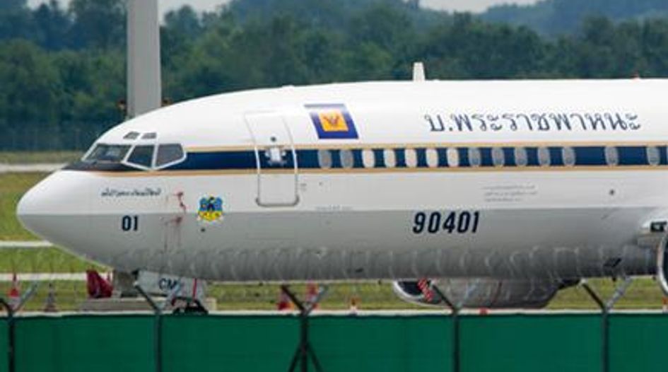 Thai prince’s plane seized in Munich