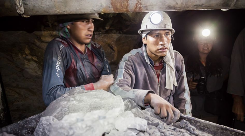 Mining company seeks to enforce against Bolivia
