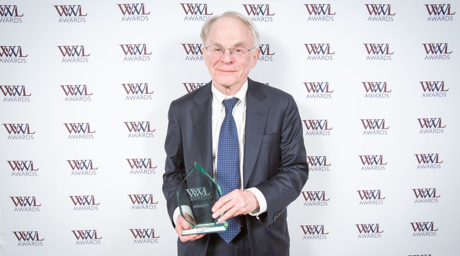 Sullivan & Cromwell senior chairman wins Lifetime Achievement Award