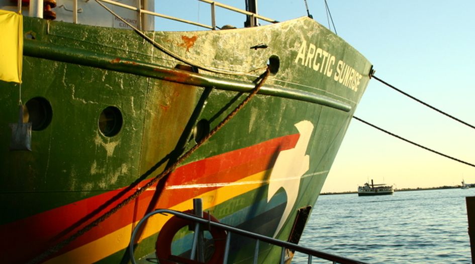 Russia ordered to pay for arrest of Greenpeace ship