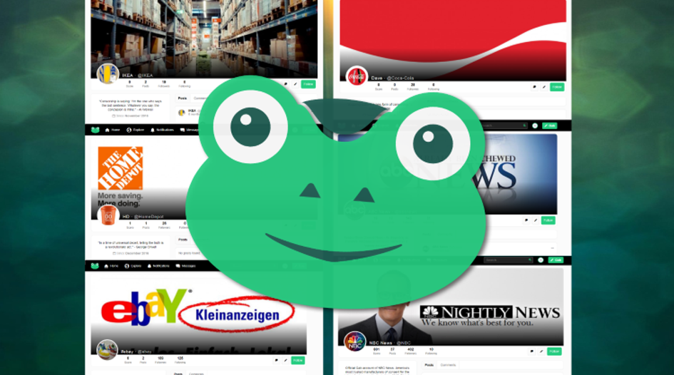 Reputational risks on free speech social network Gab; research reveals  scale of brand misuse - World Trademark Review