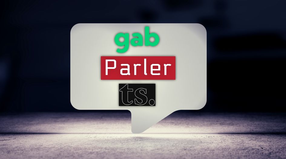 Gab, Parler, Thinkspot: brands warned of IP risks on new anti-censorship social networks