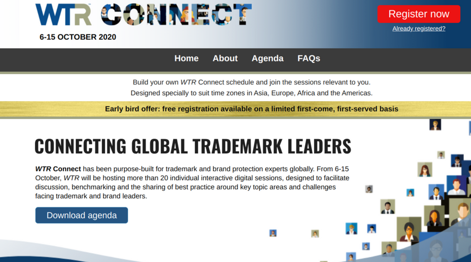 How WTR is connecting the global trademark community this October