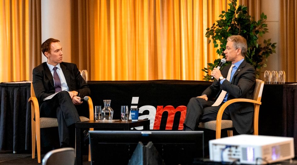We’re keeping a very close eye on Arthrex, says Iancu at IAM event in Washington DC