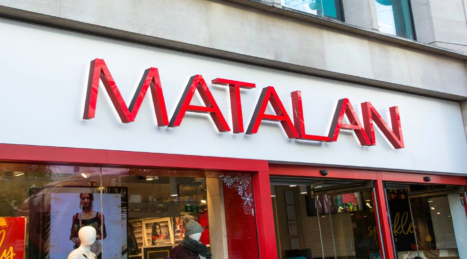 UK retailer Matalan seeks US recognition of English scheme