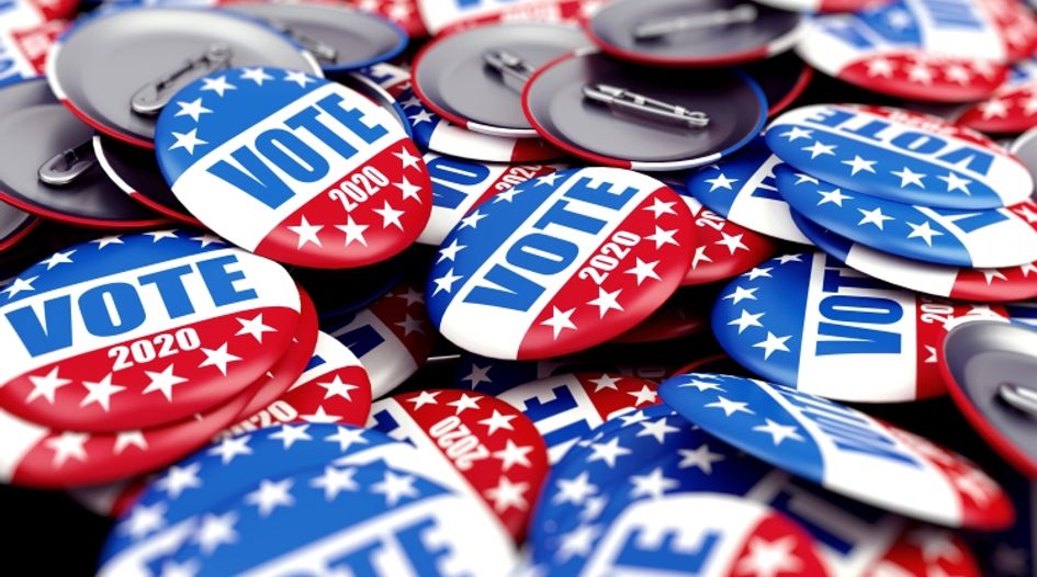 As the 2020 US presidential race kicks off, few candidates are seeking trademark protection