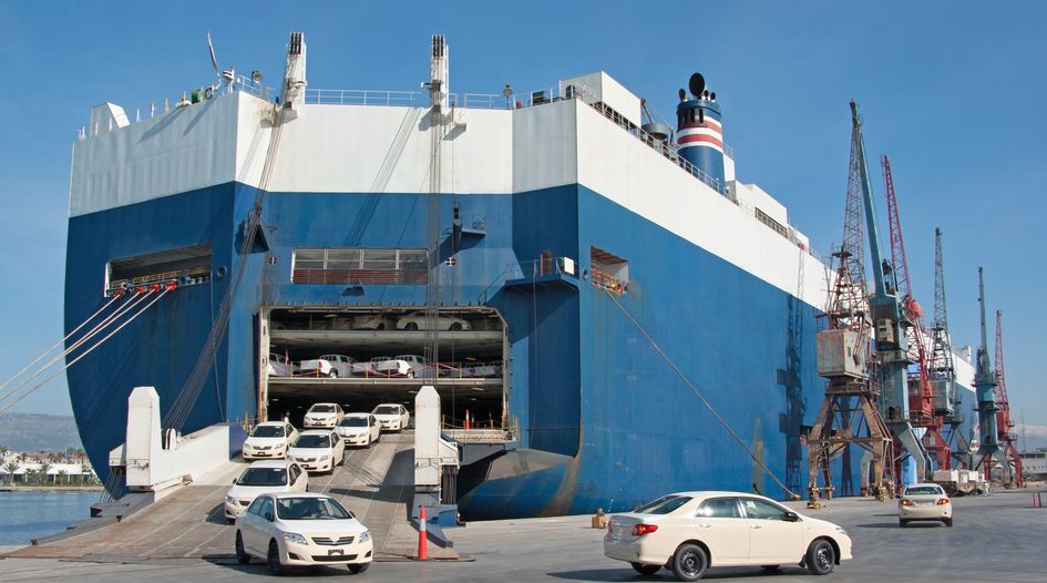 Korea fines roll-on roll-off cargo cartel