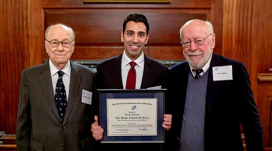Cypriot academic wins essay prize from New York club