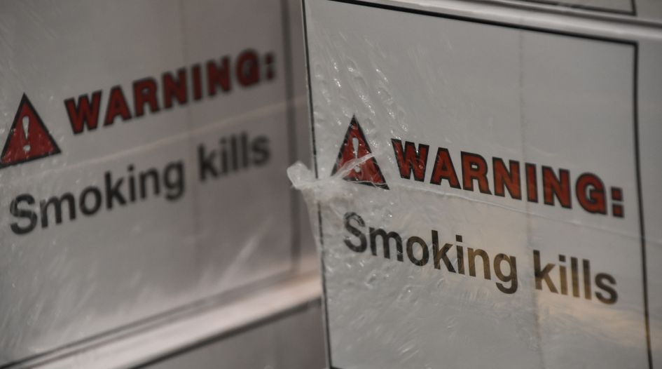 Costs of tobacco claim stay under wraps