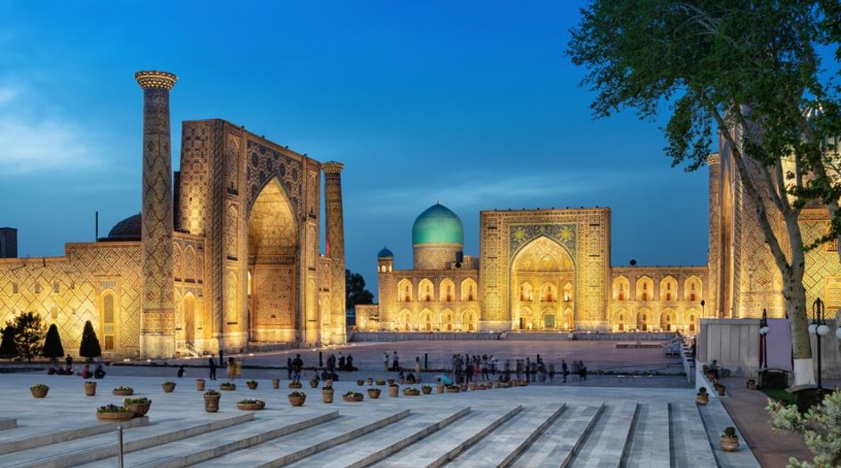 Funder seeks to enforce against Uzbekistan