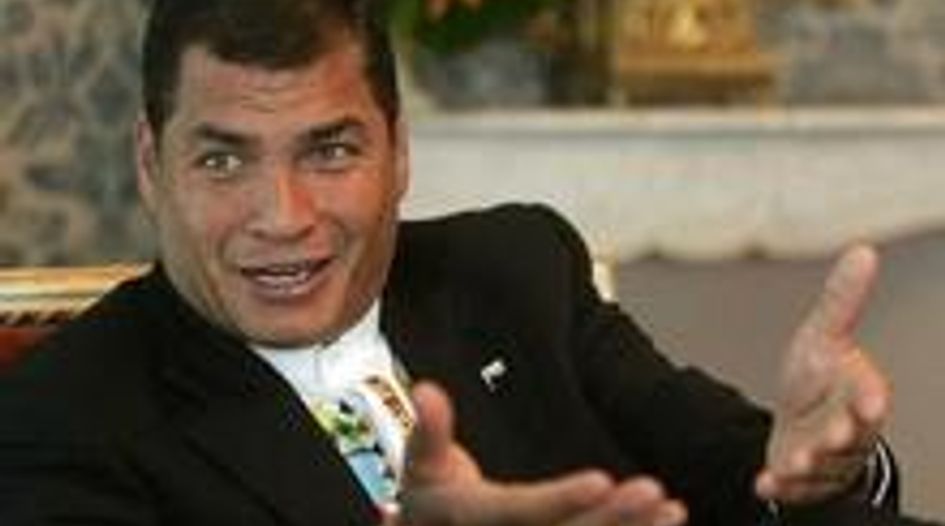 Ecuador’s new service contracts 'unacceptable'