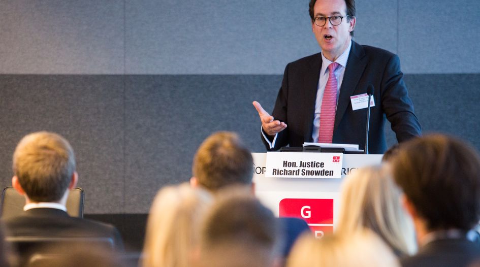 Mr Justice Snowden considers jurisdictional challenges ahead