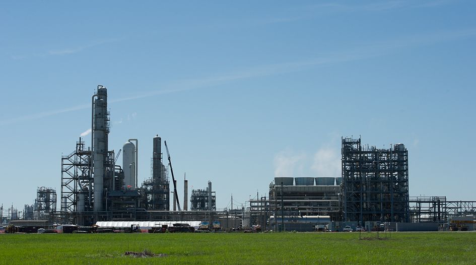 Dow seeks to enforce award over chlorine facility