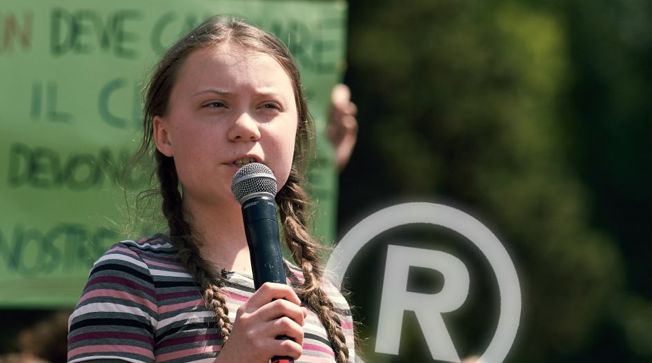 Unauthorised 'Greta Thunberg' and 'Extinction Rebellion' trademarks could pose a threat to climate change activists