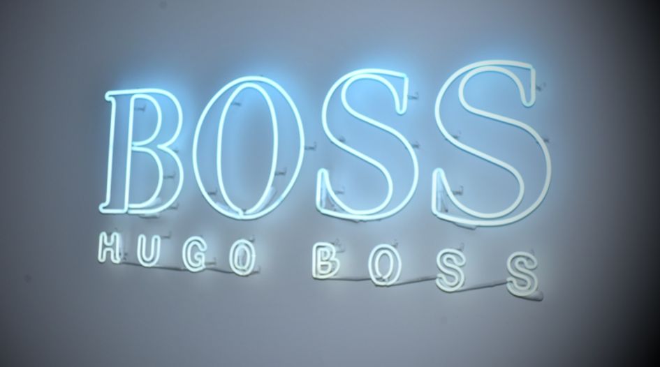 Hugo boss sign outlet in