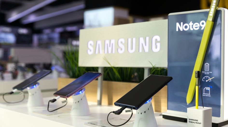 The law firms that act for Samsung at the PTAB