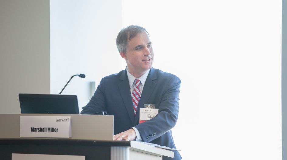 Marshall Miller steps down from the DoJ