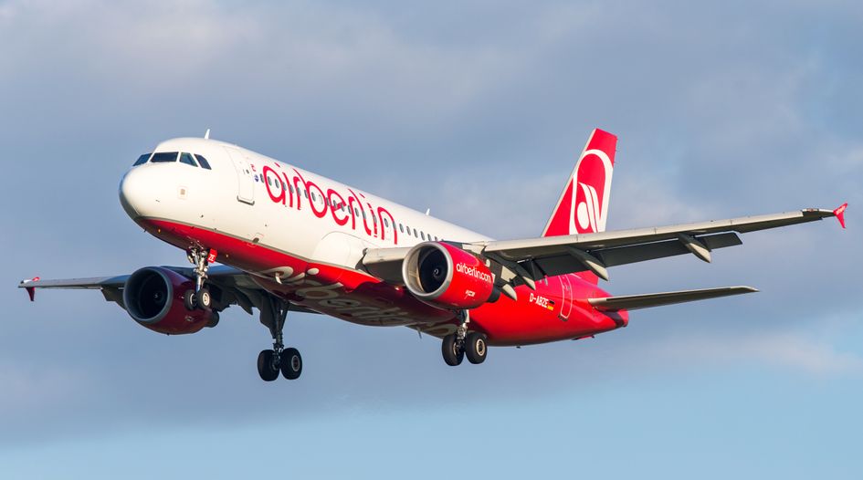 Air Berlin files for Chapter 15 protection to save US planes