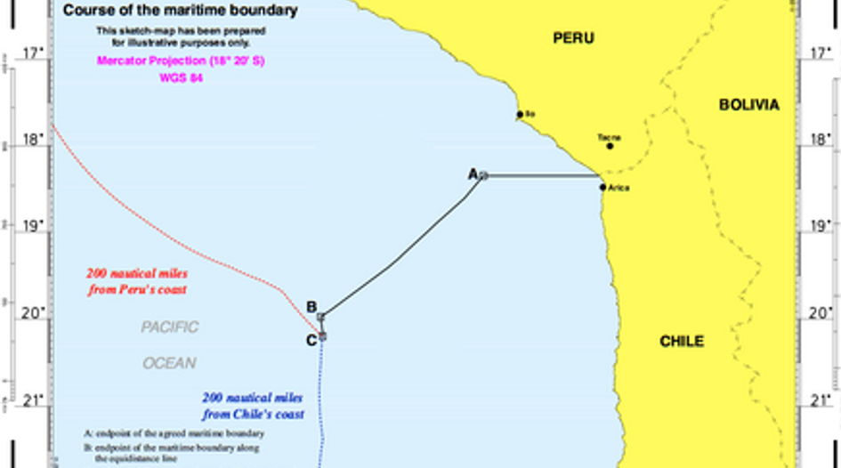 ICJ draws Peru-Chile maritime boundary