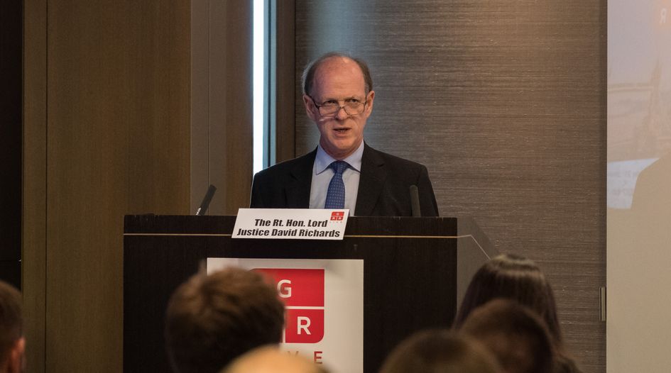 GRR Live London: Lord Justice David Richards on court-to-court communication