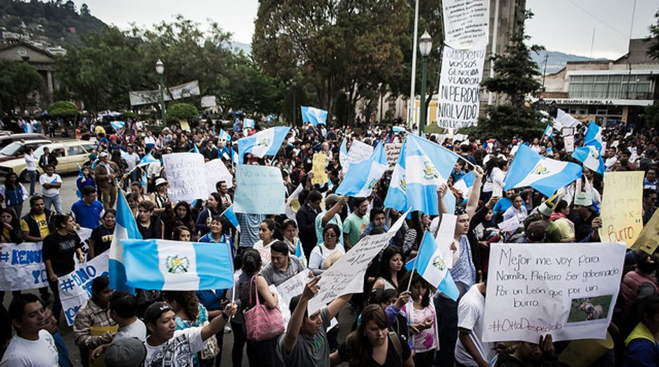 Guatemala’s new president pledges to crack down on corruption