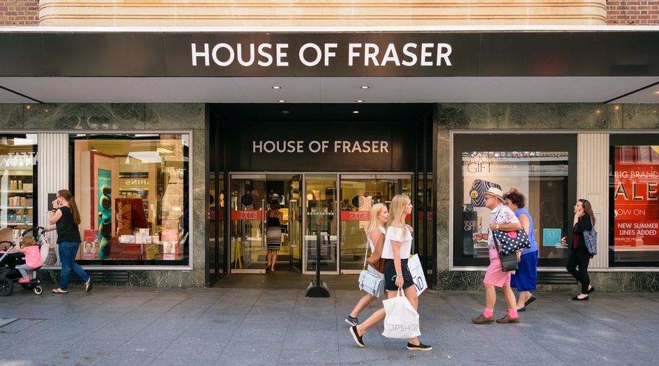 Freshfields advising House of Fraser on Chinese deal and CVA