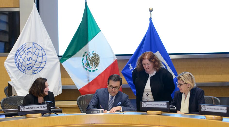 Mexico signs ICSID Convention