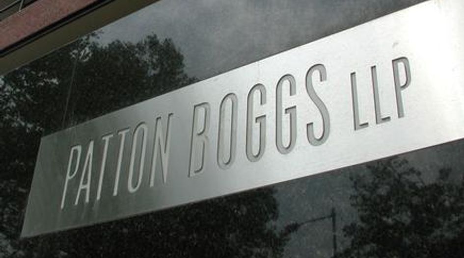 Patton Boggs targets treaty work with Dewey hire