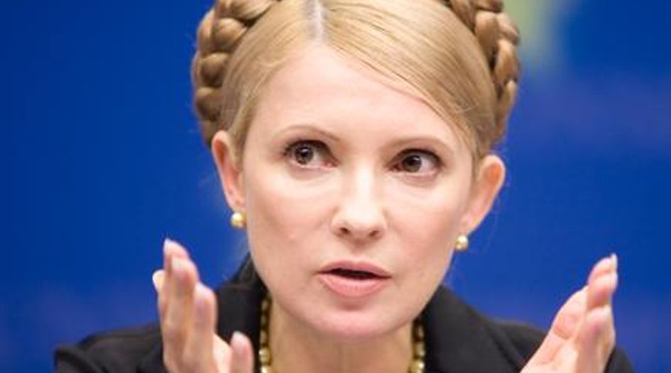 Tymoshenko sues over 'gas wars' award