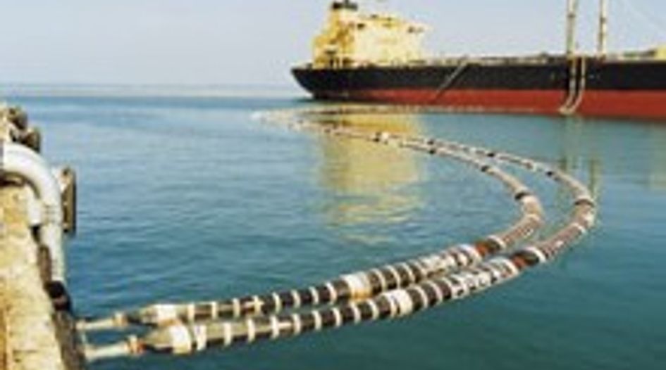 Oil company files marine hose damages claim