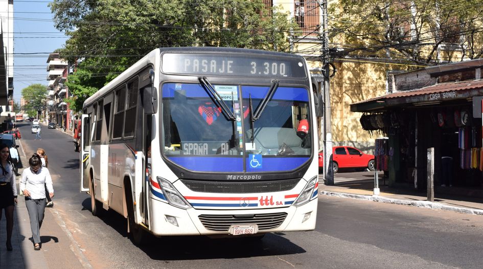 Paraguay threatened with second claim over stalled bus network