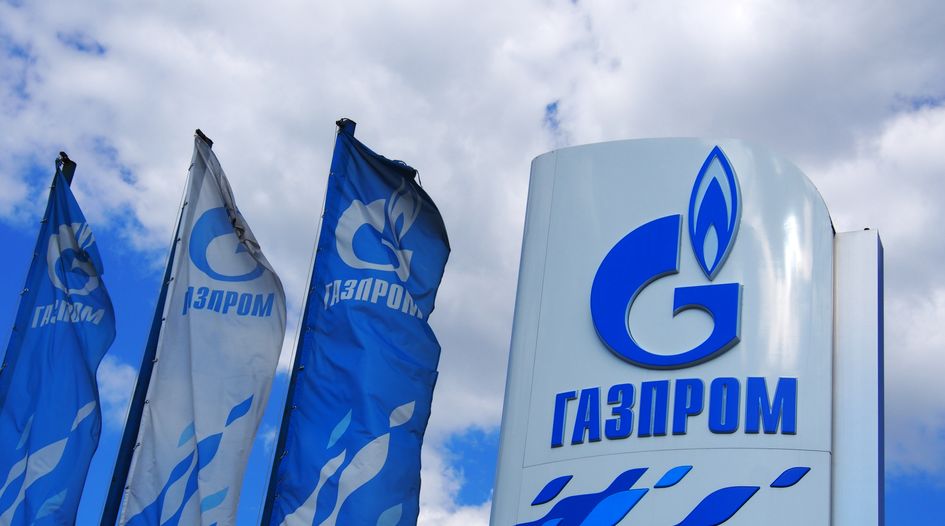 Gazprom seeks set-aside of gas pricing award in Sweden