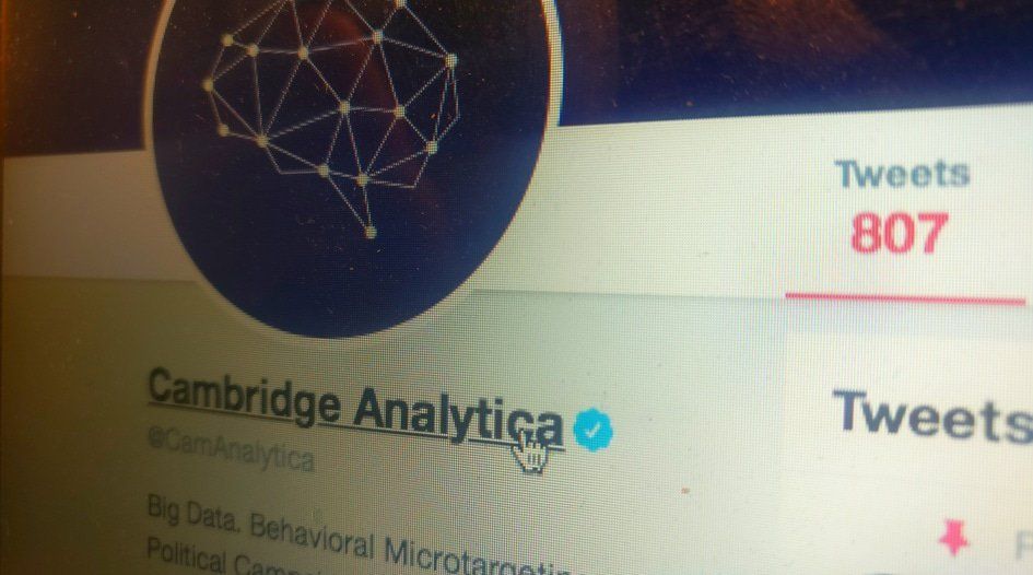 Cambridge Analytica fined in UK