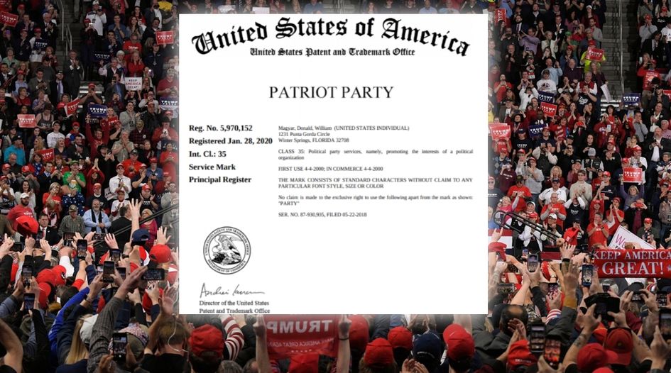 Trump’s Patriot Party: prior trademarks could be “significant hurdle” to new political venture