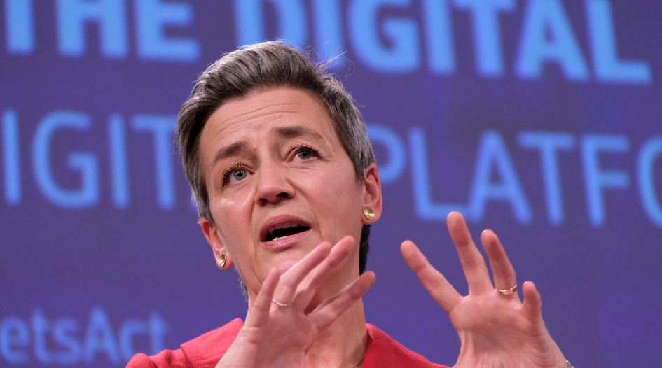 Vestager questioned on essential facilities omission from DMA