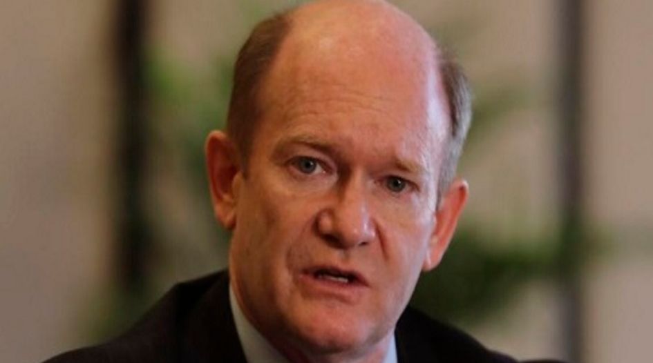 The USPTO Director choice may effectively come down to Chris Coons