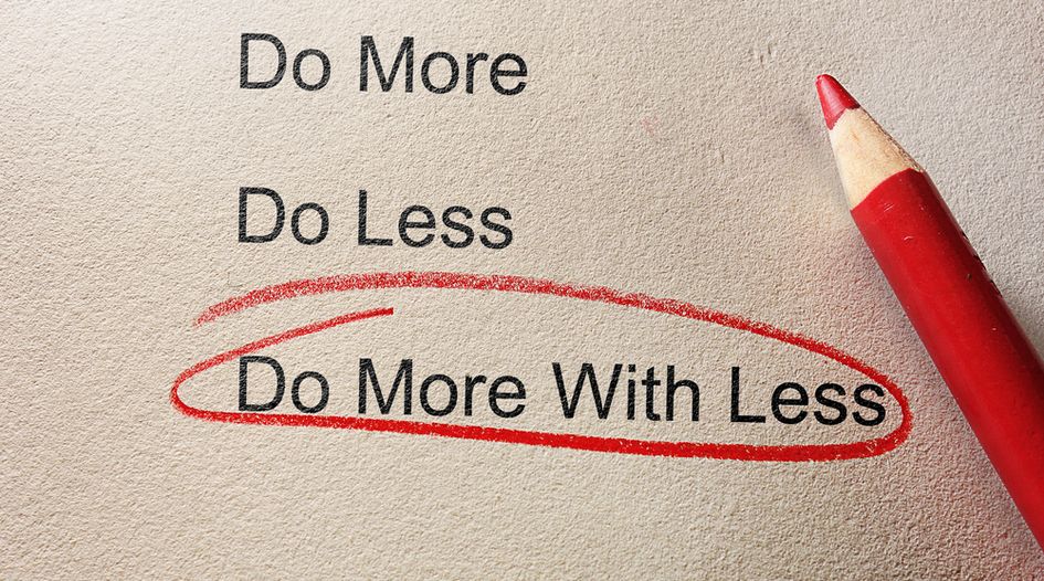 Doing more with less: the new sustained reality facing corporate trademark professionals