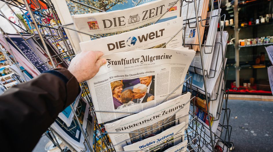 Germany blocks newspaper deal